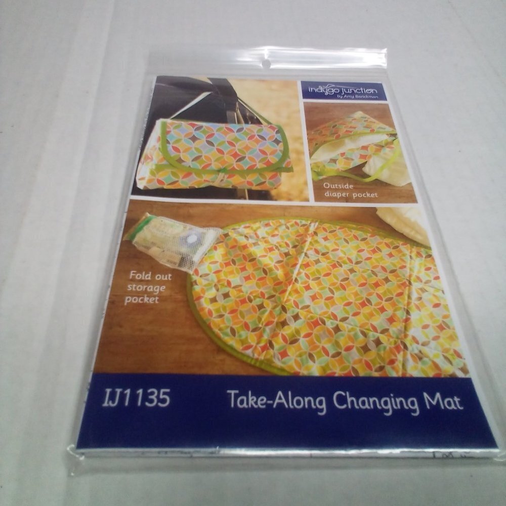 Sewing Pattern Indygo Junction Take Along Changing Mat Baby Toddler IJ1135
